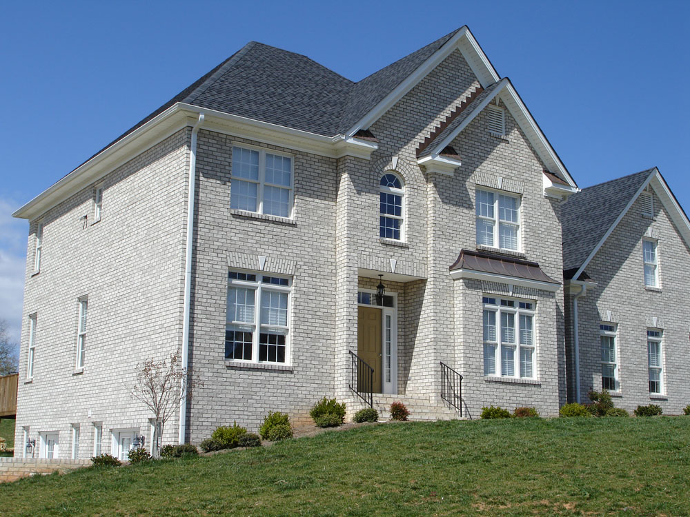 A brick house exterior